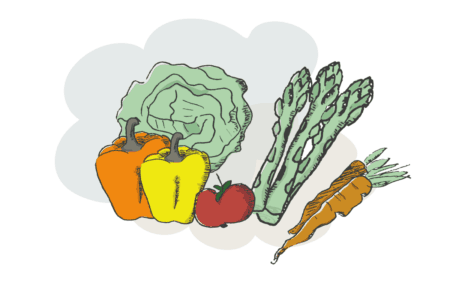 Gemüse aus dem Dampfgarer